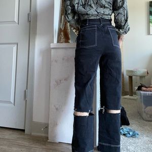 Urban Outfitters XS Safety Pin Pants